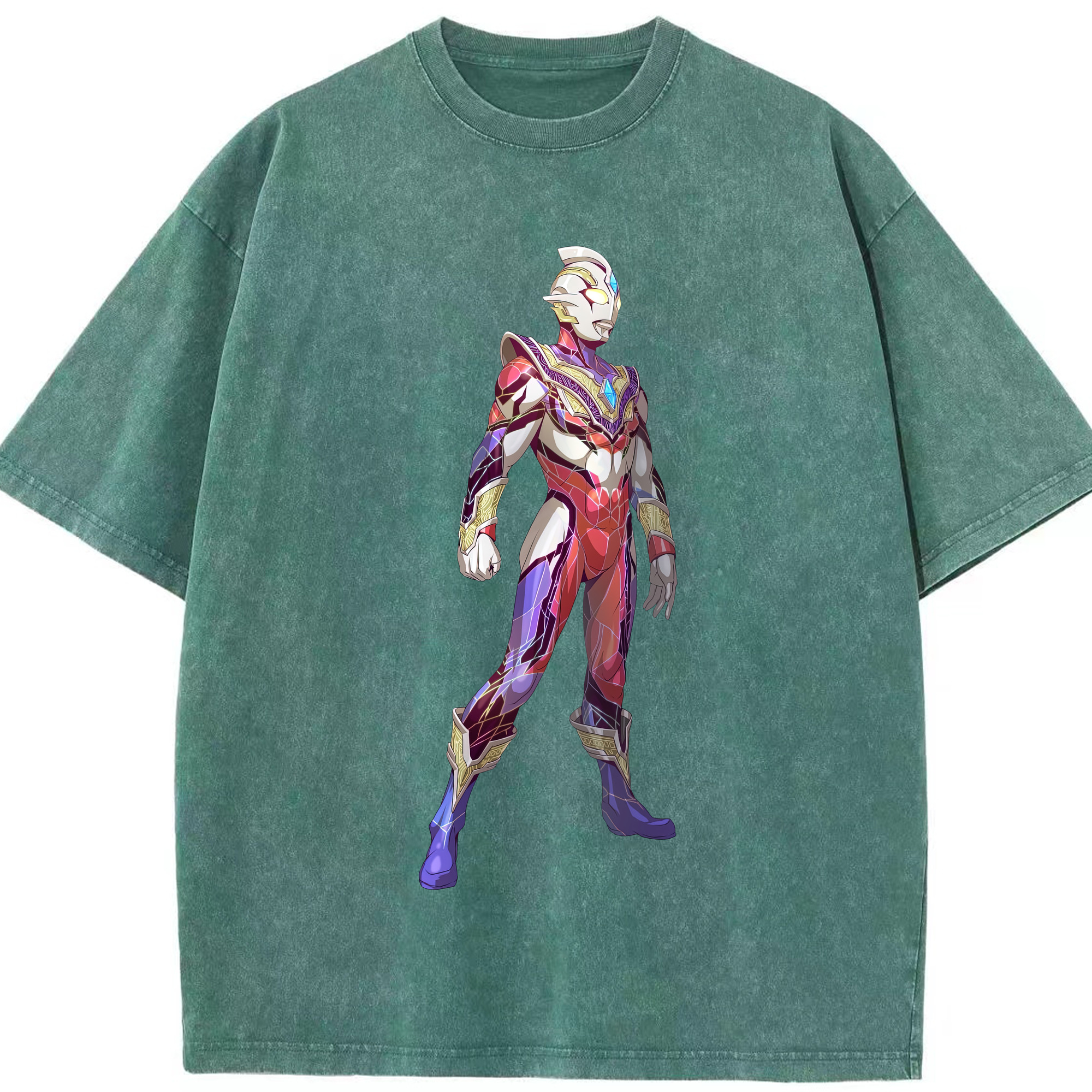 （画像用） ウルトラマン Ultraman 綿100% ヴィンテージ風 半袖Tシャツ（フロントプリント）